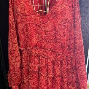 Torrid PINK Paisley Dress